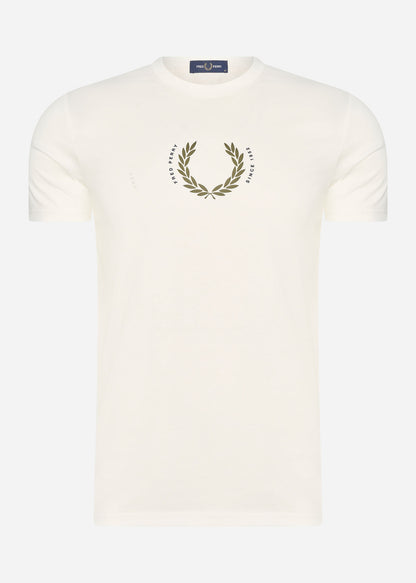 Fred Perry T-shirts  Laurel wreath t-shirt - snow white 