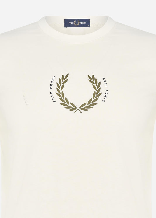 Fred Perry T-shirts  Laurel wreath t-shirt - snow white 