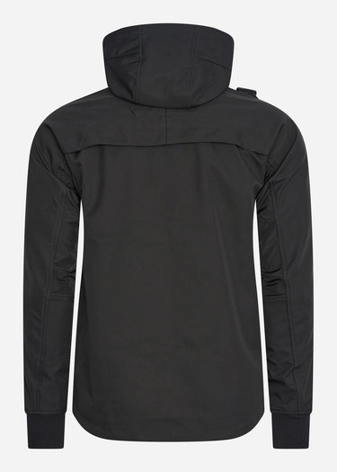 MA.Strum Jassen  Softshell hooded jacket - jet black 