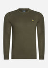 Lyle & Scott Truien  Cotton merino crew jumper - olive 