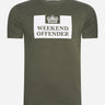 Weekend Offender T-shirts  Prison tee - dark green 