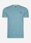 Lyle & Scott T-shirts  Crest tipped t-shirt - skipton blue 