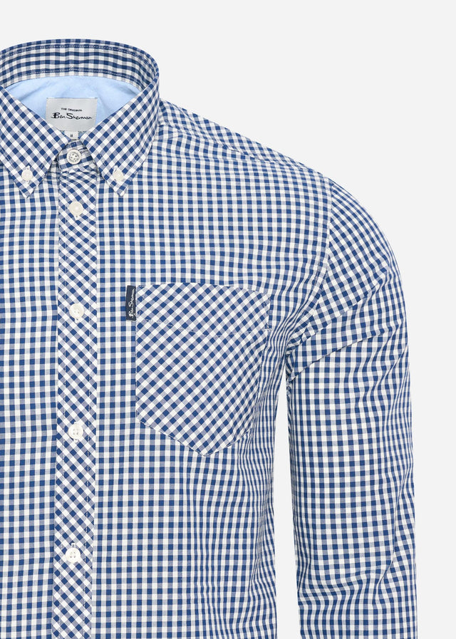 Ben Sherman Hemden  Gingham shirt - dark blue 