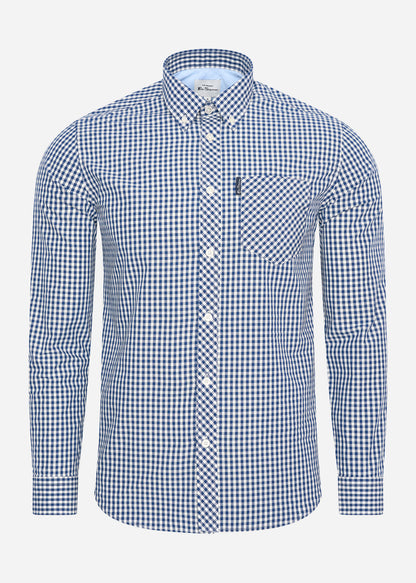 Ben Sherman Overhemden  Gingham shirt - dark blue 