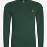Lyle & Scott Truien  Cotton merino crew jumper - dark green 