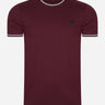 Fred Perry T-shirts  Twin tipped t-shirt - oxblood 