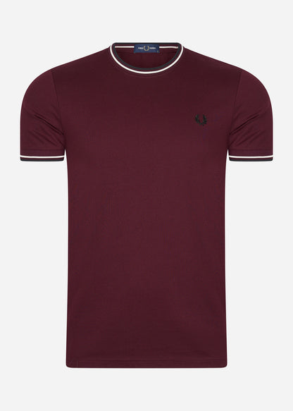 Fred Perry T-shirts  Twin tipped t-shirt - oxblood 