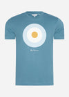 Ben Sherman T-shirts  Signature target tee - blue shadow 