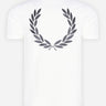Fred Perry T-shirts Graphic branded t-shirt - snow white