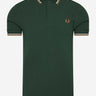 Fred Perry Polo's  Twin tipped polo - evergreen 
