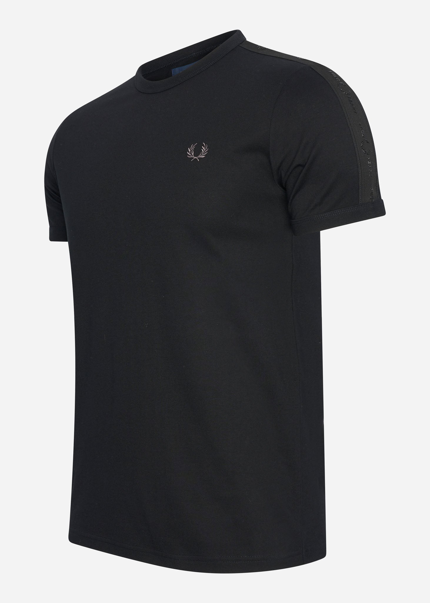 Fred Perry T-shirts  Tonal tape ringer t-shirt - black 