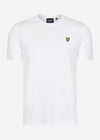 Lyle & Scott T-shirts  Slub t-shirt - white 