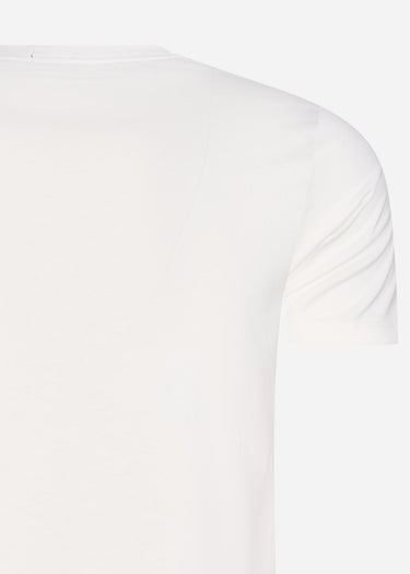 Fred Perry T-shirts  Tramline panel t-shirt - snow white 