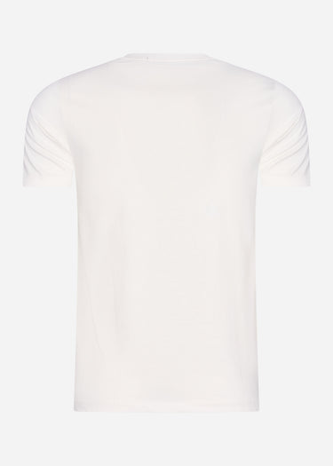 Fred Perry T-shirts  Tramline panel t-shirt - snow white 