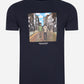 Weekend Offender T-shirts  Berwick street - navy 