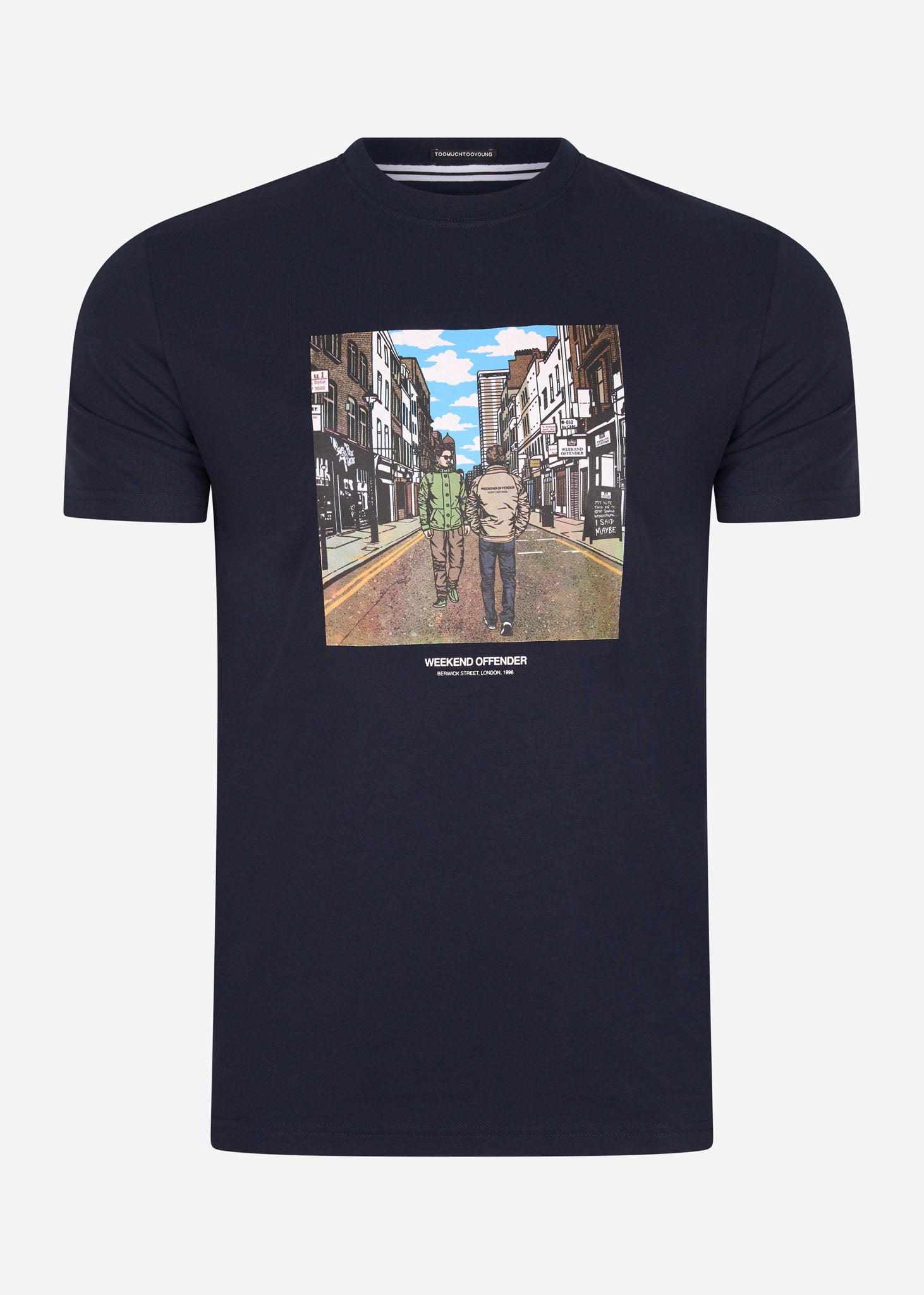 Weekend Offender T-shirts  Berwick street - navy 