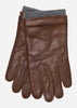 Barbour Handschoenen  Braden burnished leather glove - brown 