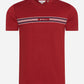 Ben Sherman T-shirts  Seasonal stripe - red 