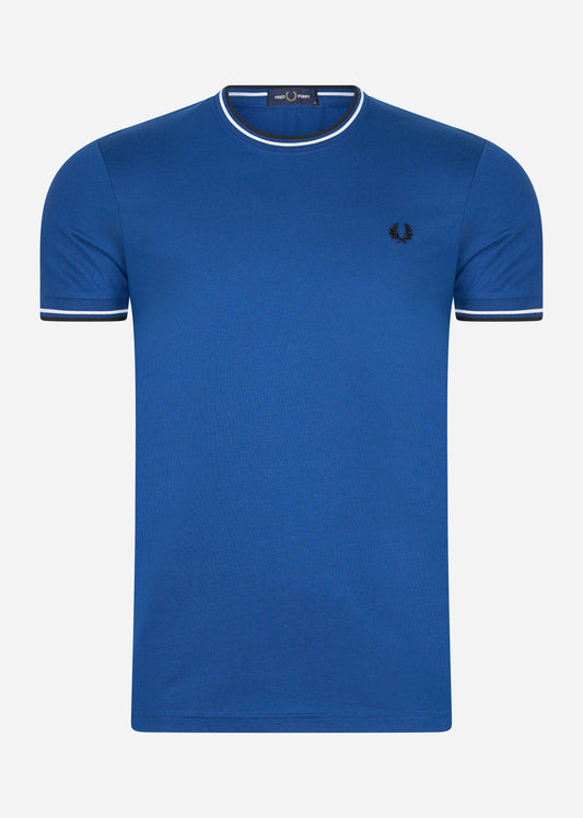 Fred Perry T-shirts  Twin tipped t-shirt - shaded cobalt 