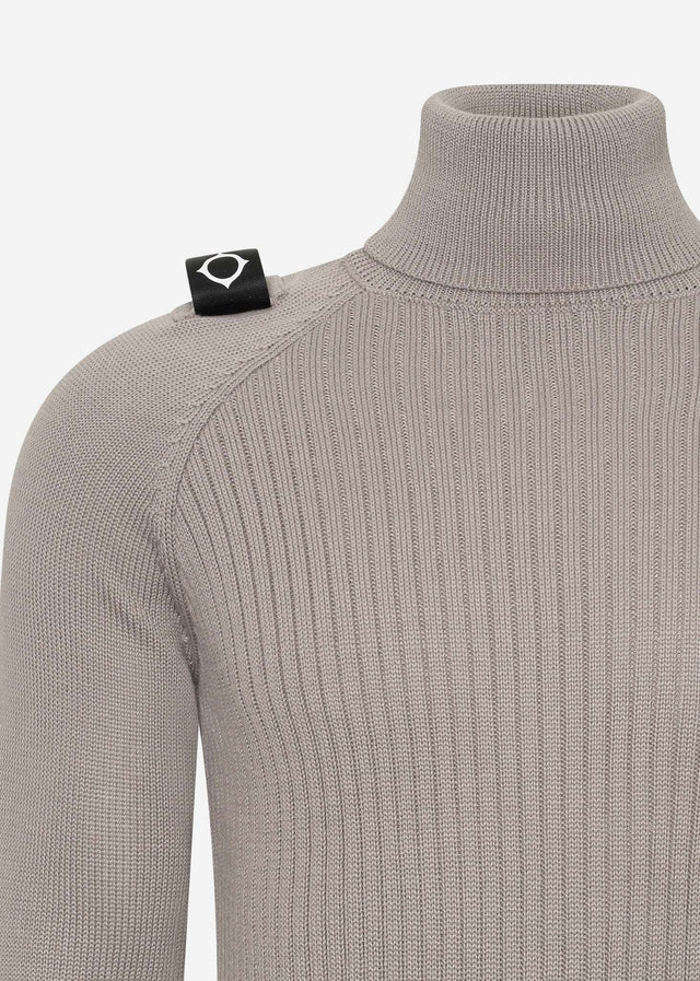 MA.Strum Pullover  Roll neck knit - dark slate 