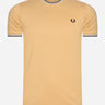 Fred Perry T-shirts  Twin tipped t-shirt - desert 
