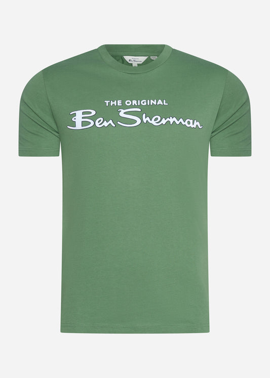 Ben Sherman T-shirts  Signature logo tee - rich fern 
