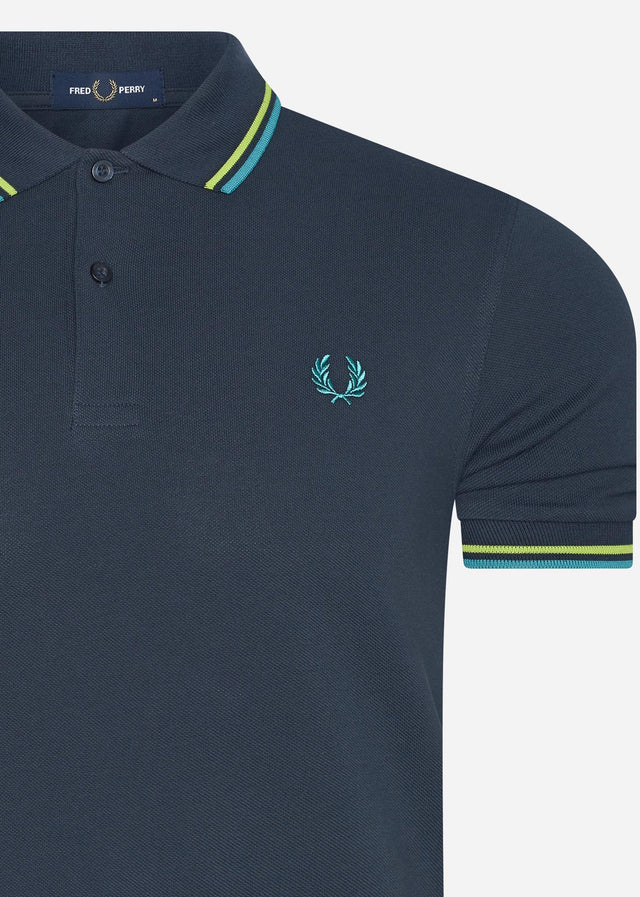 Fred Perry Poloshirts  Twin tipped fred perry shirt - drkairf lim sgrn 