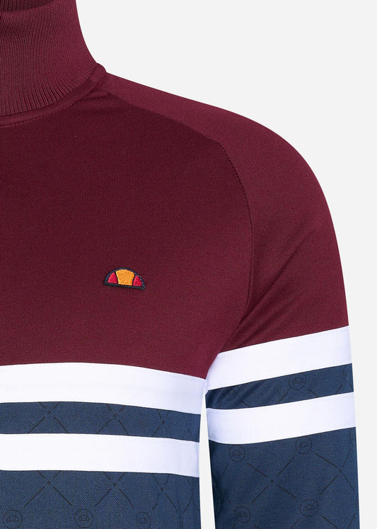 Ellesse Vesten  Prende track top - burgundy 