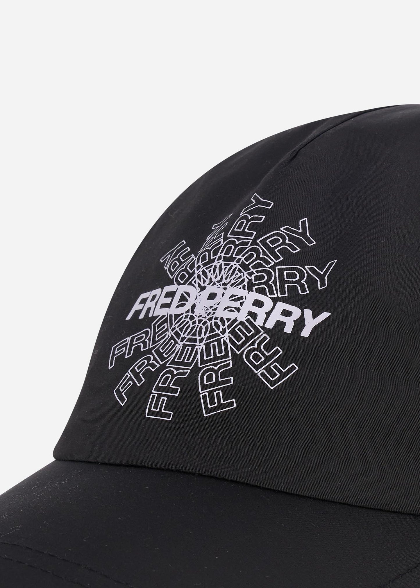 Fred Perry Petten  Graphic print cap - black 