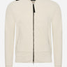MA.Strum Vesten  Full zip bomber sweat - aluminium 