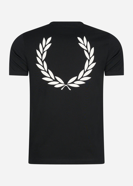 Fred Perry T-shirts  Back graphic t-shirt - black 