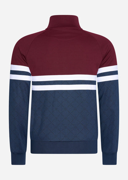 Ellesse Vesten  Prende track top - burgundy 