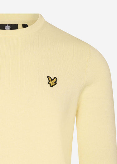 Lyle & Scott Truien  Merino crew jumper - lemon 