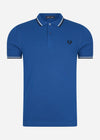 Fred Perry Polo's  Twin tipped fred perry shirt - shaded cobalt 