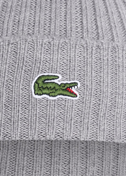 Lacoste Mutsen  Wool cap - heather agate 