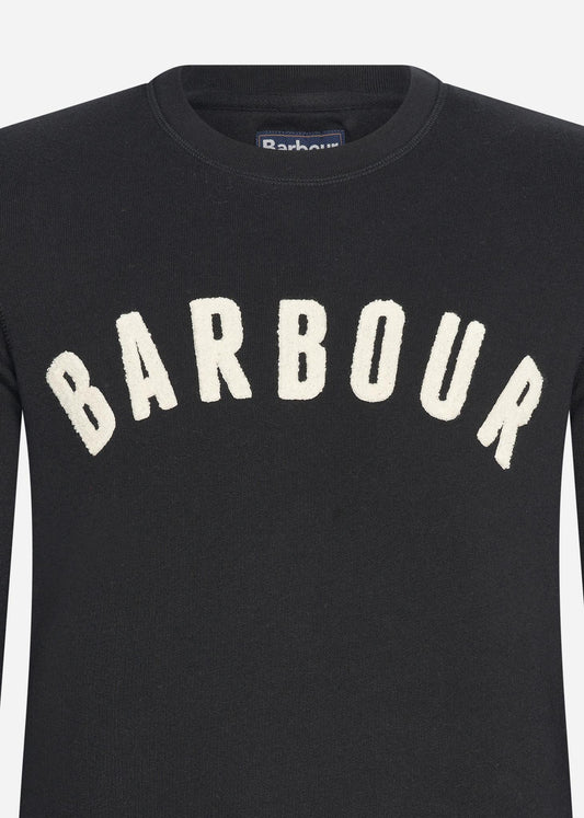 Barbour Truien  Prep logo crew - black 
