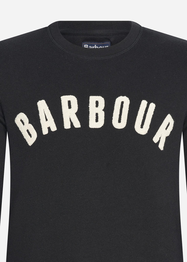 Barbour Pullover  Prep logo crew - black 