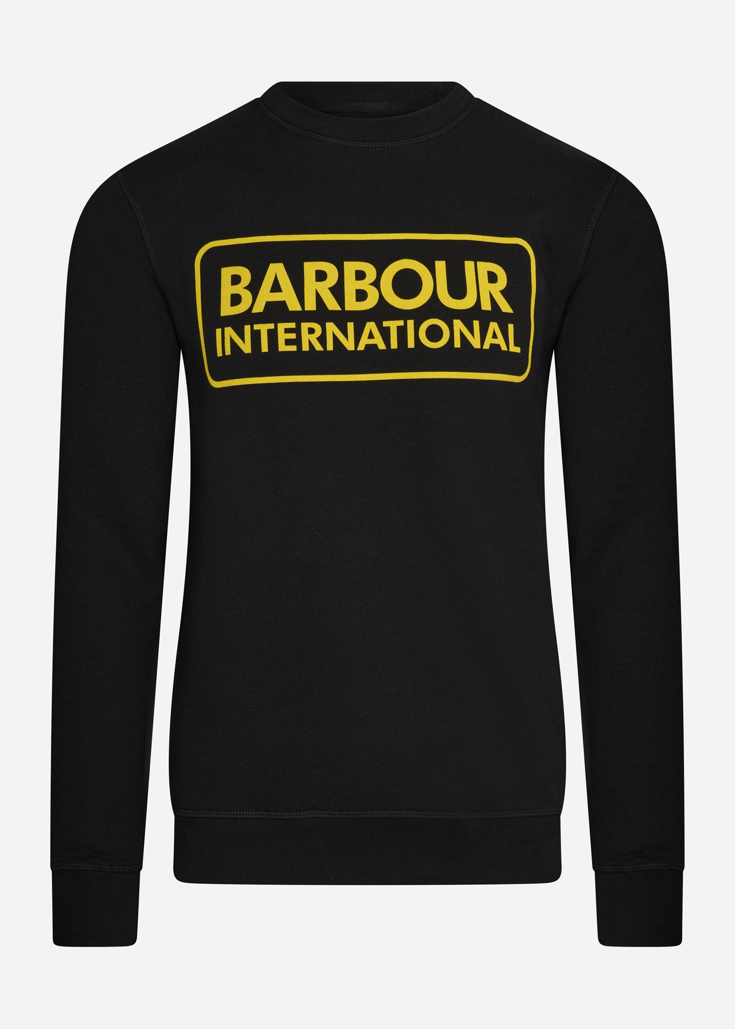 Barbour International Truien  Large logo sweat - black 