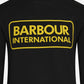 Barbour International Truien  Large logo sweat - black 