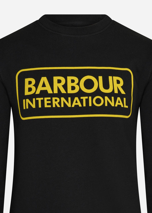 Barbour International Pullover  Large logo sweat - black 