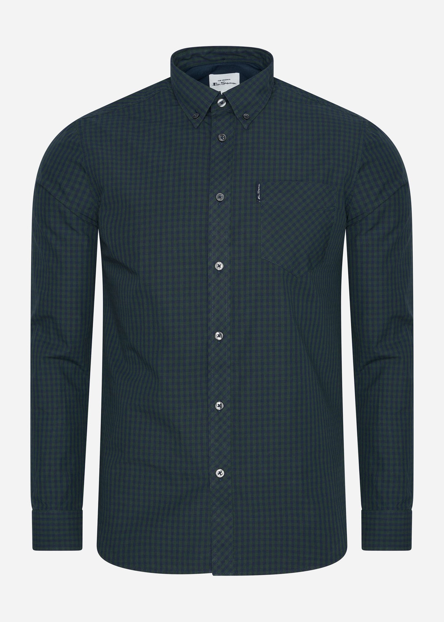 Ben Sherman Overhemden  Signature gingham - dark green 