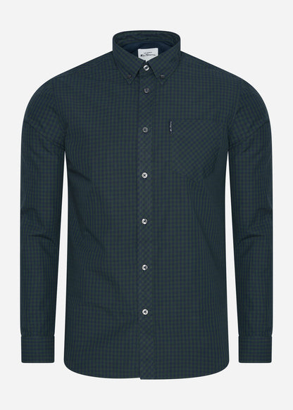 Ben Sherman Overhemden  Signature gingham - dark green 