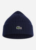 Lacoste Mutsen  Wool cap - navy blue 