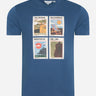 Ben Sherman T-shirts  Travel stamps - blue denim 