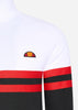 Ellesse Vesten  Rimini track top - black red white 