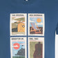 Ben Sherman T-shirts  Travel stamps - blue denim 