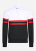 Ellesse Vesten  Rimini track top - black red white 