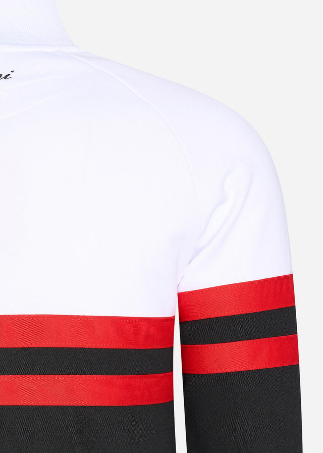 Ellesse Sweatjacken  Rimini track top - black red white 