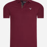 Barbour Polo's  Barbour tartan pique polo - ruby 