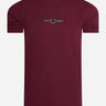 Fred Perry T-shirts  Embroidered t-shirt - aubergine